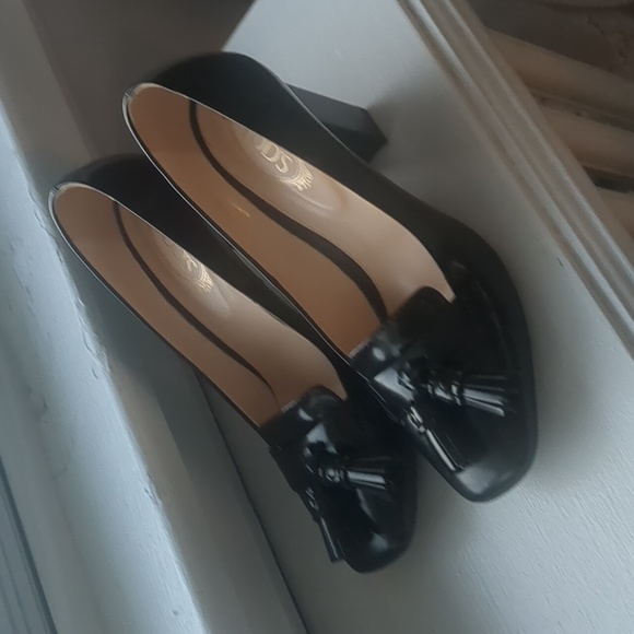 *black* Tod's heeled loafers - Picture 6 of 14